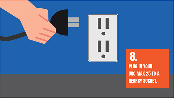 UVC Light MAX 25 Step 8 Image Duct Board