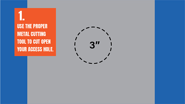 UVC Light MAX 25 Step 1 Image Aluminium Installation